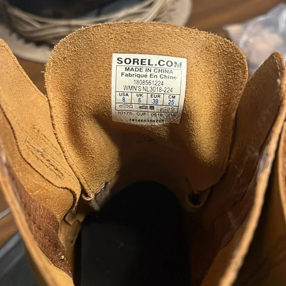 Sorel Joan of Arctic Wedge II Camel Brown women’s size 8/39 - Picture 10 of 10
